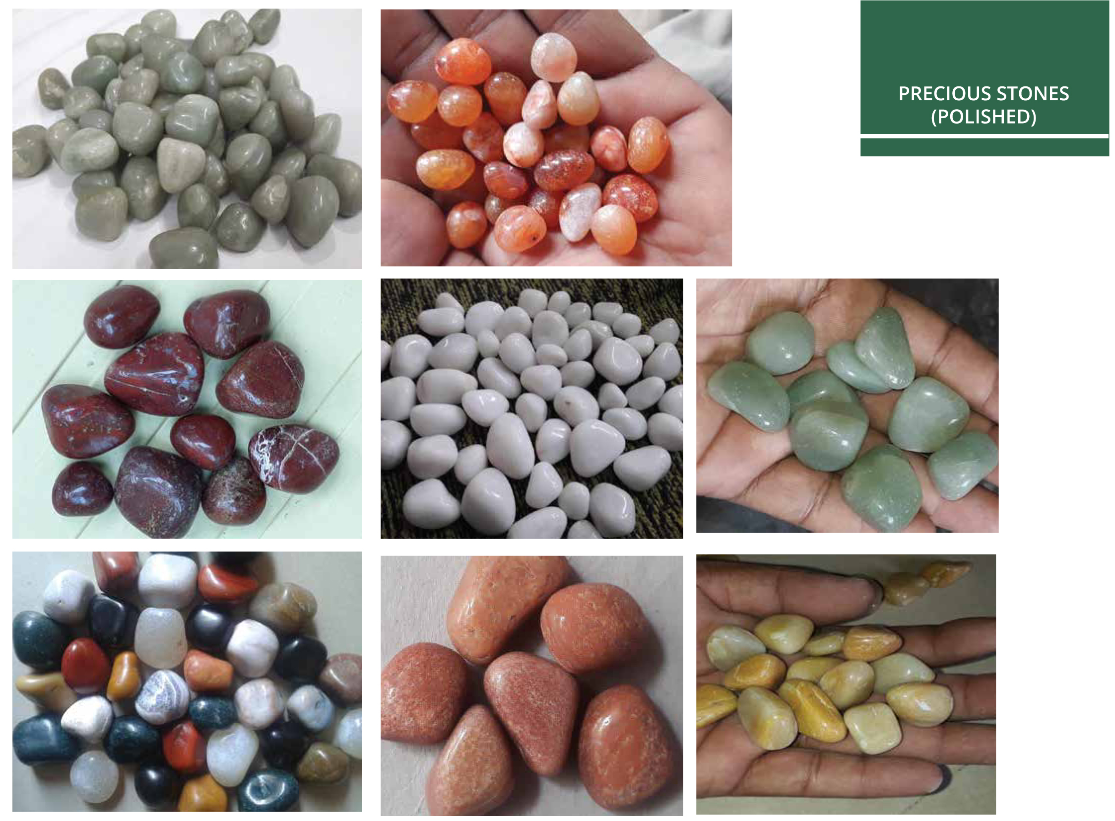 PRECIOUS STONES (POLISHED) from Krishna stone works