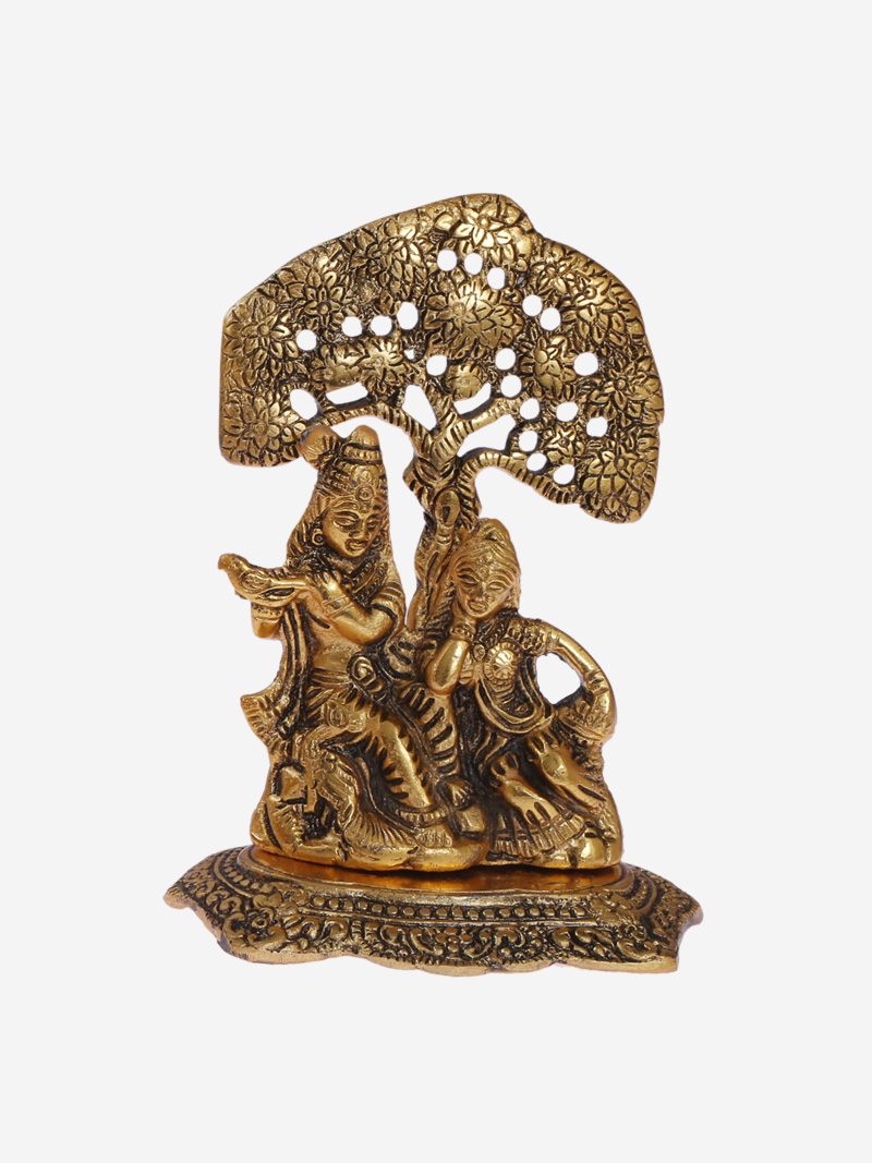 Radha Krishna With Tree Decorative Showpiece from Shri Krishna Store