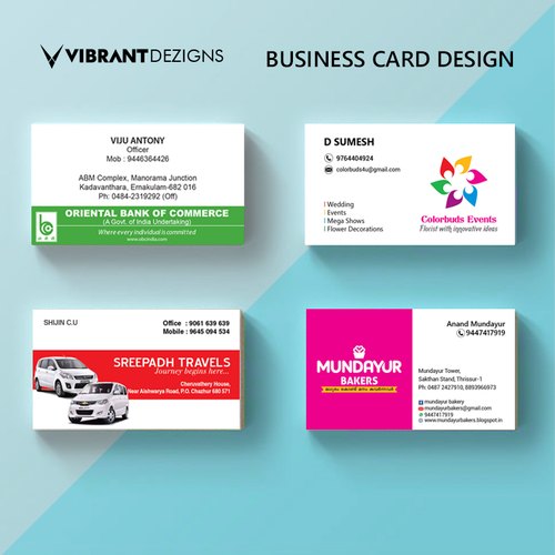 Visiting Cards Design And Printing Service from Vibrant Dezigns