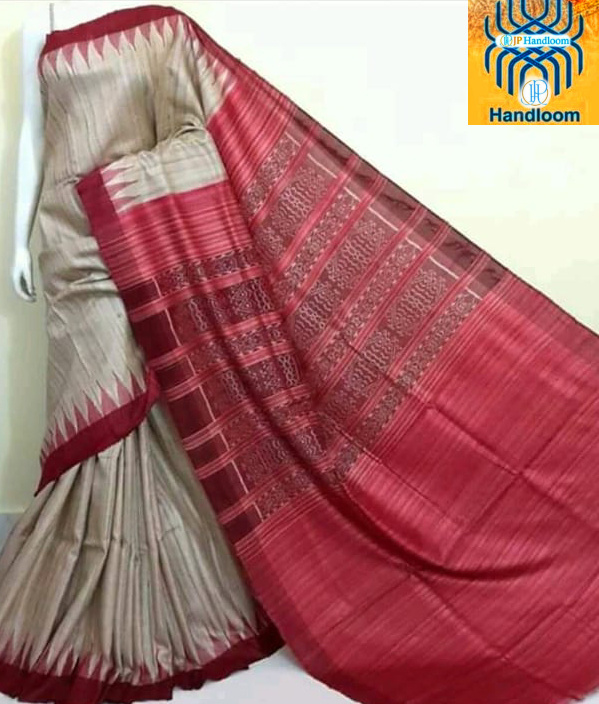 Handloom Tussar Silk Saree from J.P handloom 