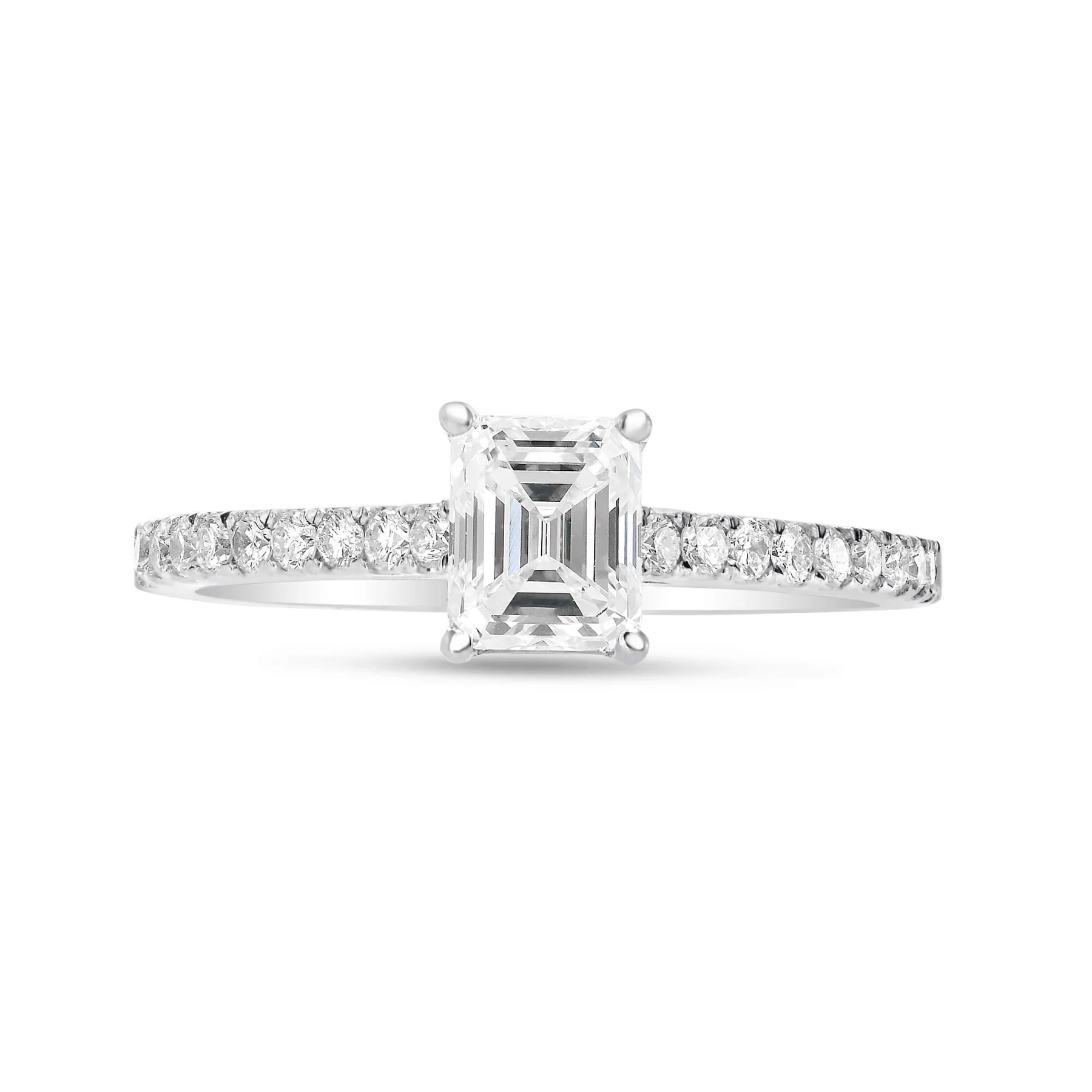 LILLIAN EMERALD ENGAGEMENT RING from Wonder Jewellers