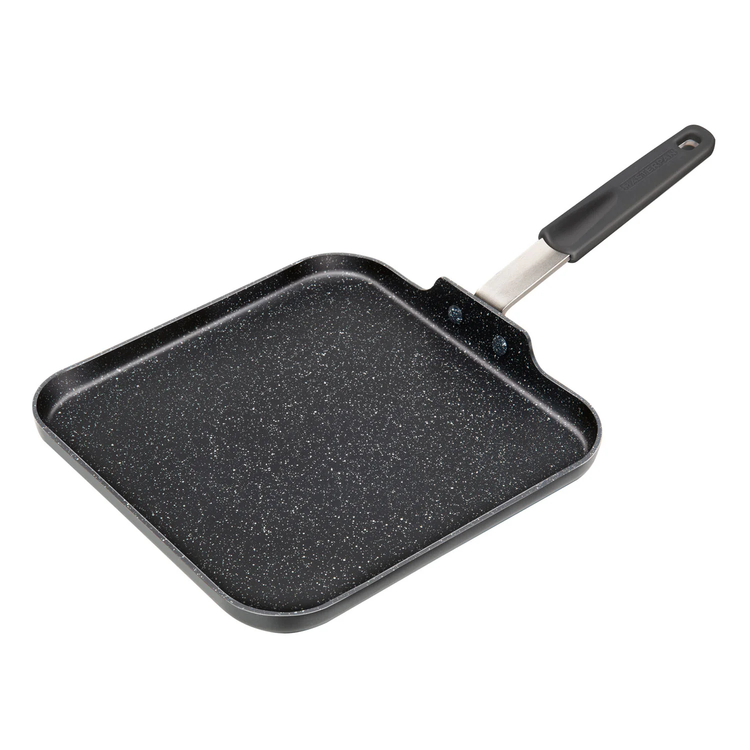 MASTERPAN Nonstick Crepe Pan & Griddle with Silicone Grip, 11