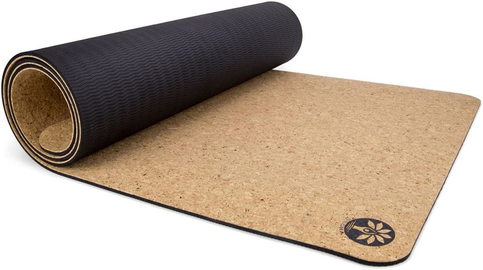 Premium Cork Yoga Mat for Beginners