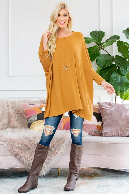 Sweater Fabric Oversize Round Neck Poncho from KPFC Company Limited