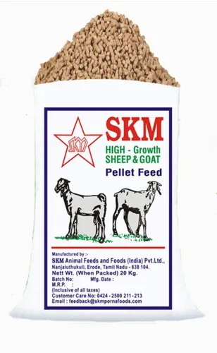 SKM Sheep & Goat Pellet 50kg from Vinoth Kumar SKM feeds