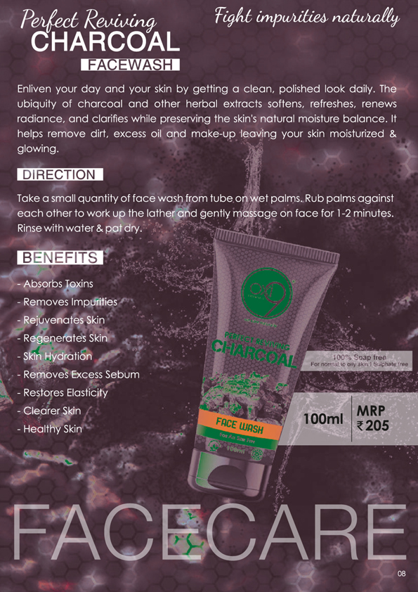 Perfect Reviving Charcal Facewash from Nandhuyazz All Herbal Products 
