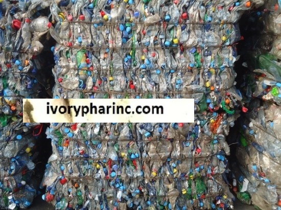 Plastic bale for sale PET bottle scrap from ivory Phar S.A. de C.V. - scrap trading company 