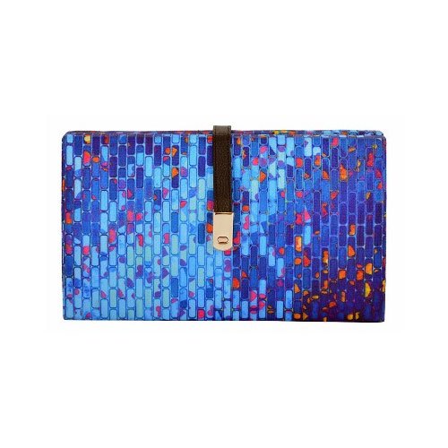 Chanderi Silk Casual Designs Classy Lock Clutch Handbag