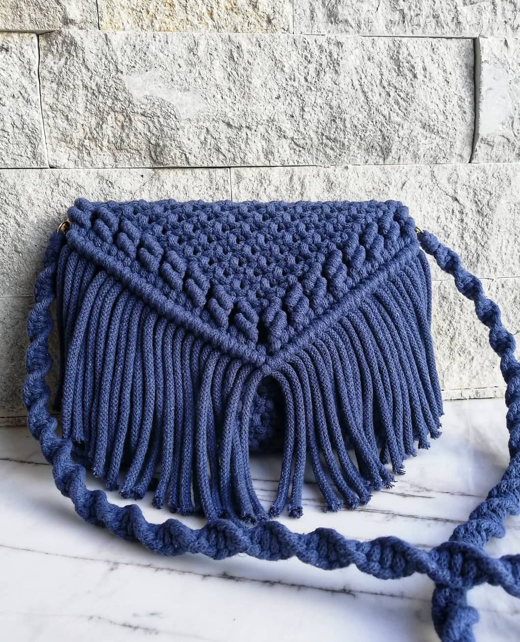 Macrame Cotton Purse from JFS Global Trade