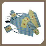 100% Cotton Multi Color Printed Kitchen Linen Apron from Force Electricals And Electroics