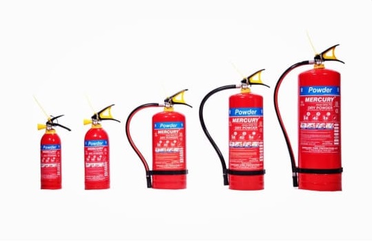 Mercury Dry Powder Fire Extinguishers from Satyam fire and safety solutions