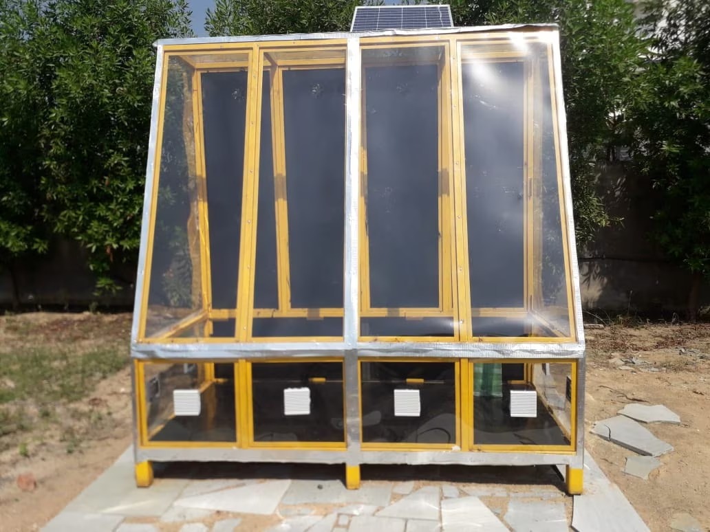 Solar Wood Dryer - 50 Kg CAPACITY from Rudra solar fence guard