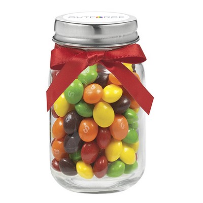 4 Oz. Glass Mason Jar w/ Skittles®