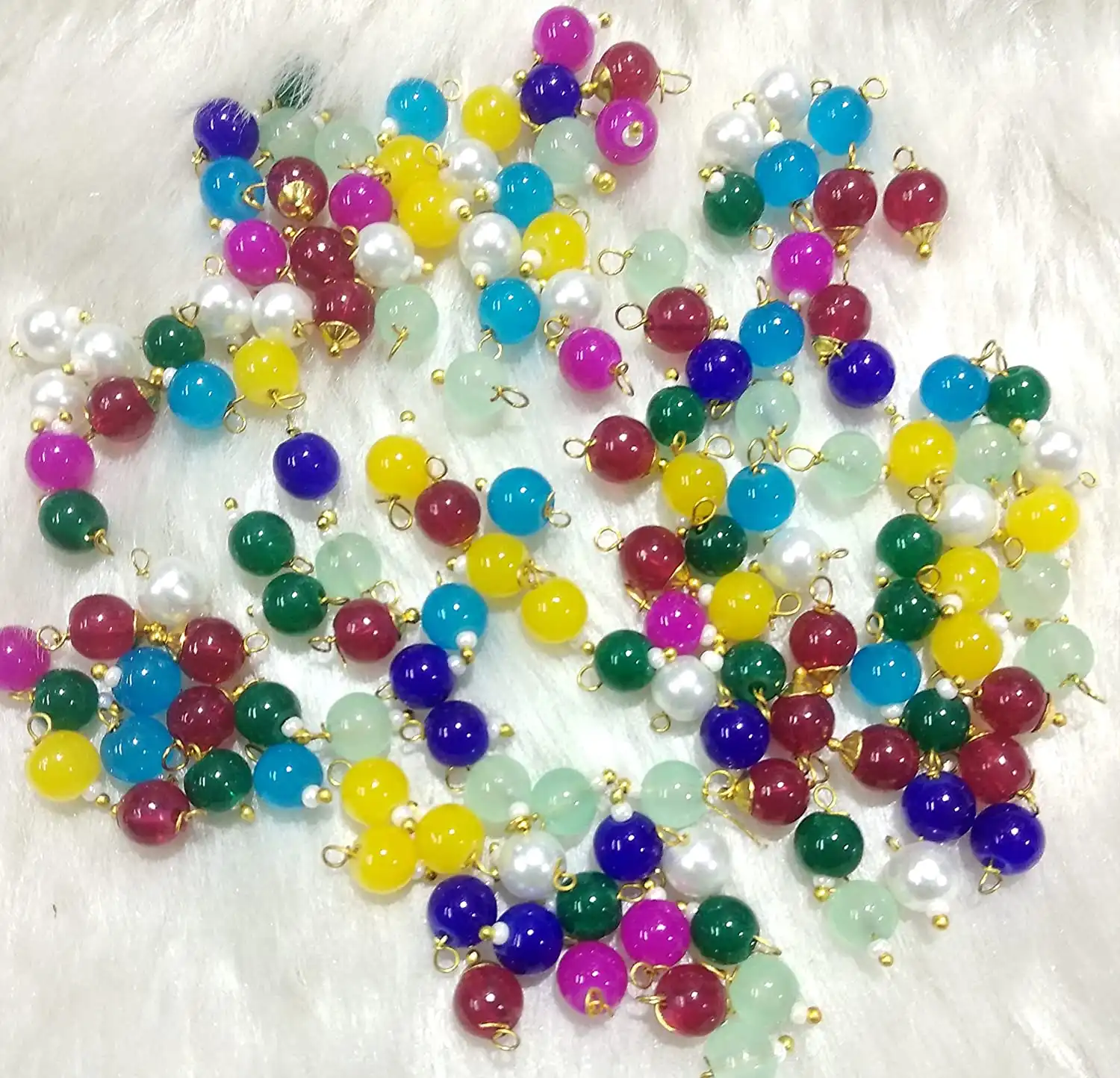 Best Buy Multicolor Round Shape Glass Beads