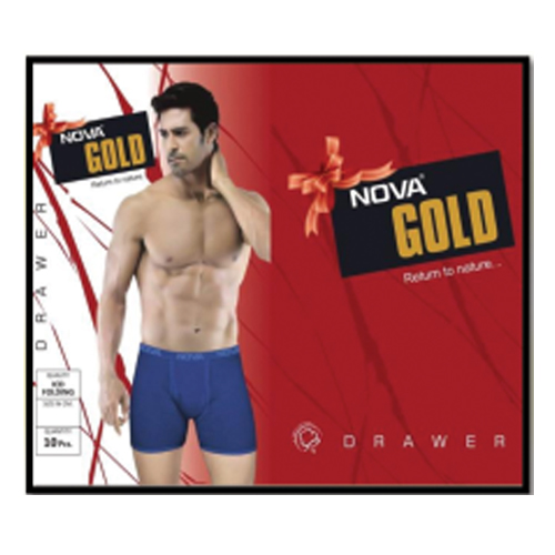 NOVA Gold Interlock Drawer from NOVA - Vests And Briefs