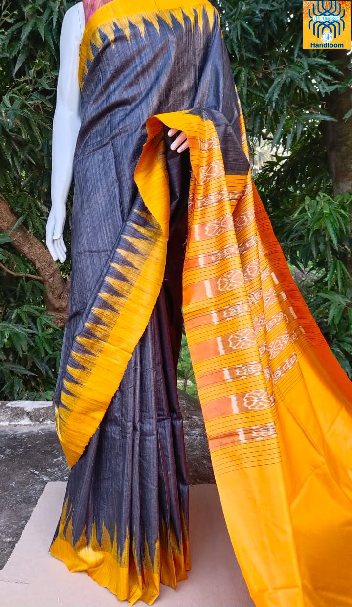 Tussar Gheecha Saree from J.P handloom 