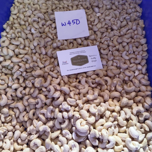Top Quality W450 Cashew Nut from Anandhiya International Marketing Private Limited