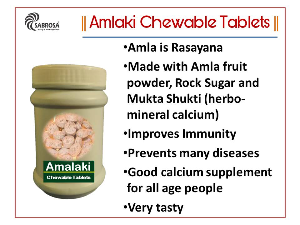 Amlaki Chewable Tablets from Ayulink