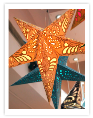Handmade Paper Stars from A L Paper House LLP Jaipur 