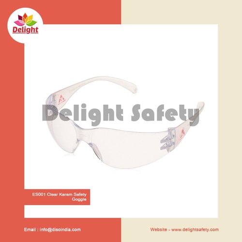 Karam Es001(Clear) Safety Goggles from Delight Industrial Solutions Private Limited