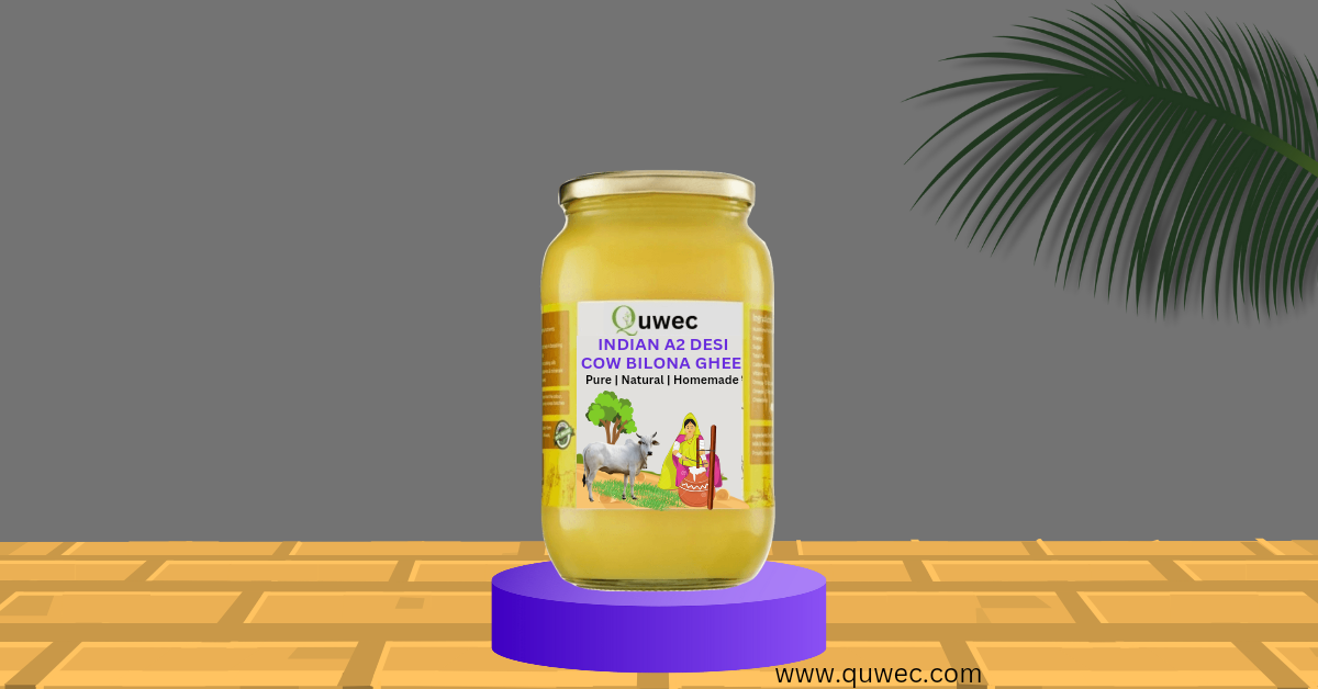 Quwec A2 Desi Cow Bilona Ghee  from Quwec Farm 