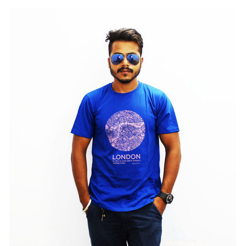 Round Neck Printed T Shirt from Fastech Fashions Private Limited