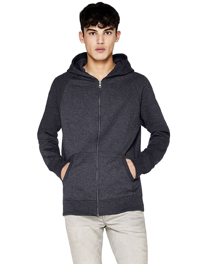 Men's / unisex recycled zip-up hoody