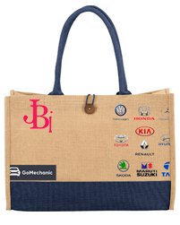 Jute Promotional Bags with Logos Imprint from H A Exports