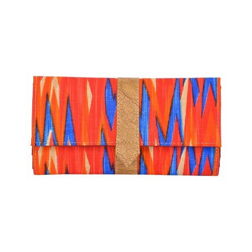 Azzra Red Wallet Clutch