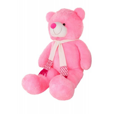 ToYBULK customized Toy's Manufacturing 2 Feet Teddy Bear Stuffed Toy With Muffler - 24 Inch, Pink from ToYBULK