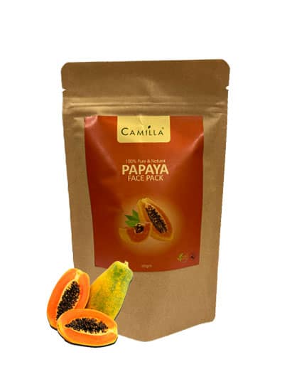 Camilla Papaya Facepack from Indian henna supplier and henna products exporter - Natural Herbal