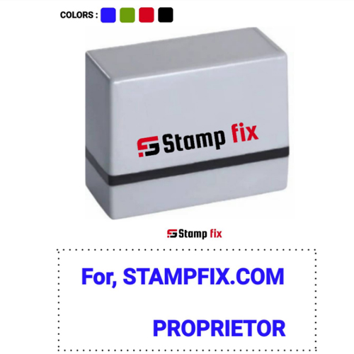 Pre ink Proprietor stamp from Stampfix