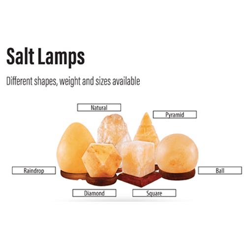 Salt Lamps - Different Shapes, Weight and Sizes Available from Gunnu Enterprises