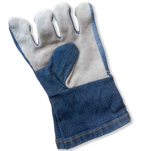 Jeans Leather Hand Gloves from Badshah Safety Services