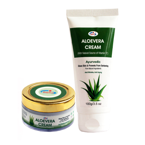 Aloevera Cream (Ayurvedic) with Natural Source of Vitamin E from INSTO COSMETICS PVT LTD 