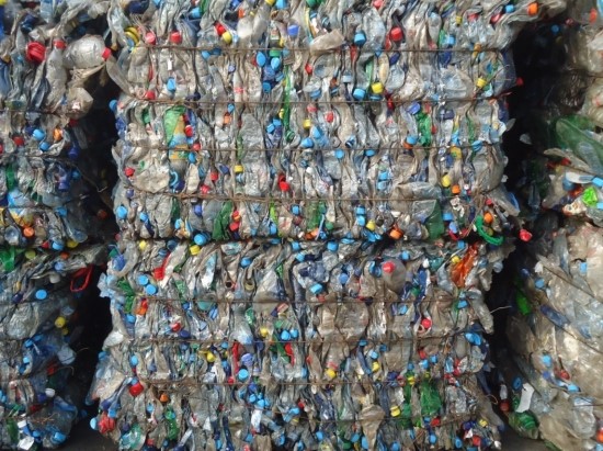 Plastics PET bottle scrap bale 