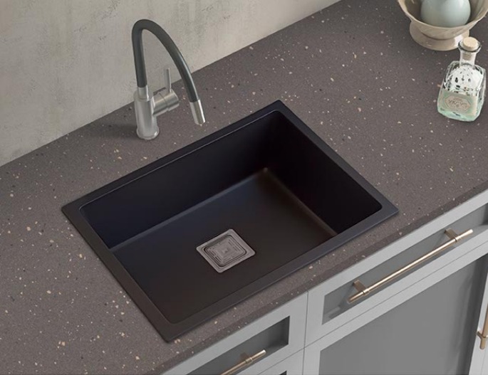 Quartz Volvo Kitchen Sink  from Eldorado Stone✅