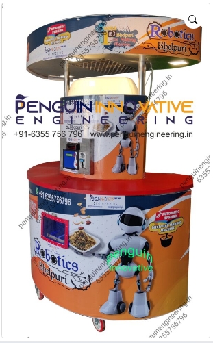 Automatic bhelpuri vending machine from Penguine Engineering