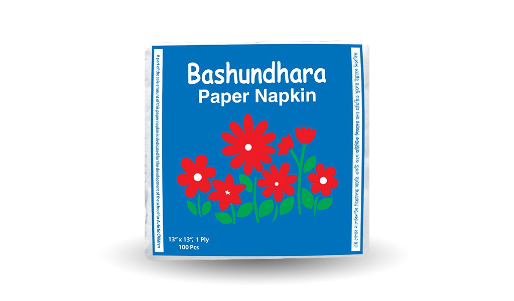 Bashundhara Paper Napkin (100 Pcs, Non-Perfumed) from Bashundhara Paper Mills Ltd.