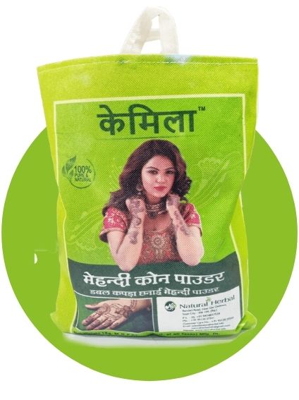 Henna Cone Powder (Triple Sifted BAQ) from Indian henna supplier and henna products exporter - Natural Herbal