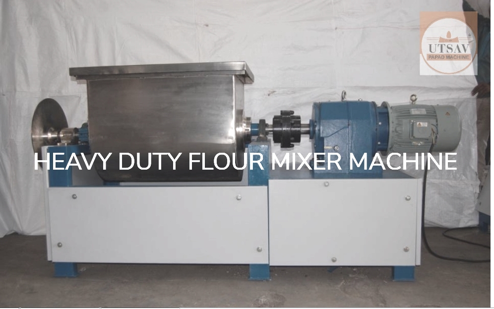 HEAVY DUTY FLOUR MIXER MACHINE from UTSAV PAPAD MACHINE