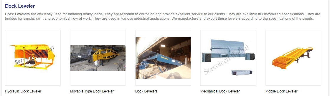 Dock Leveler from Servo Tech (India)