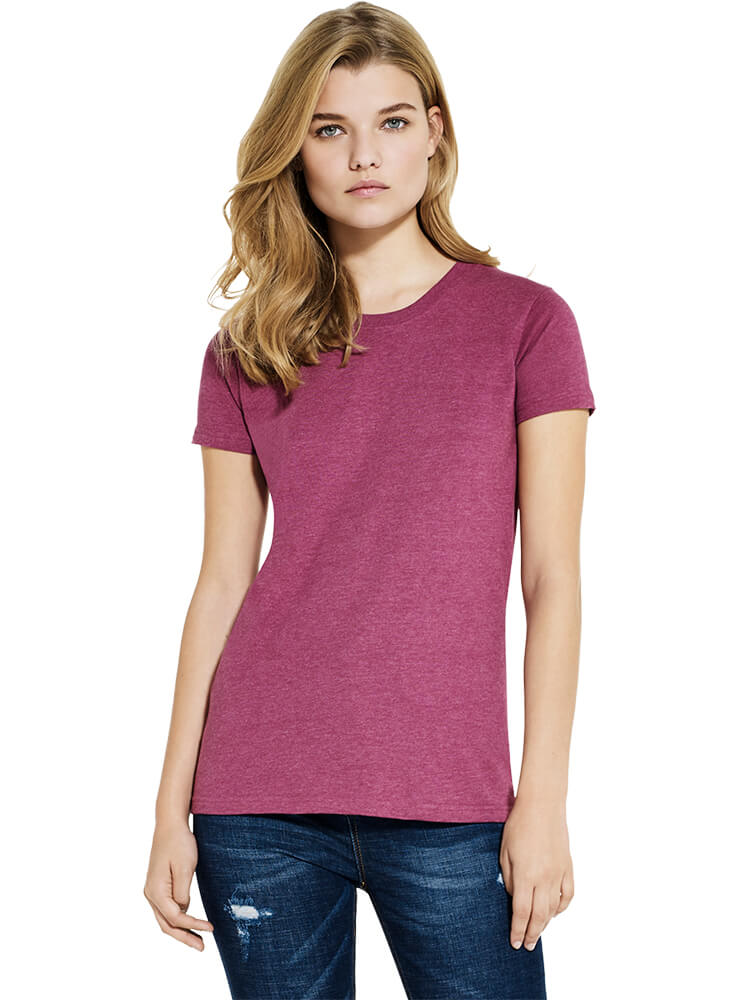 Women’s slim fit recycled t-shirt from OCC Apparel NZ