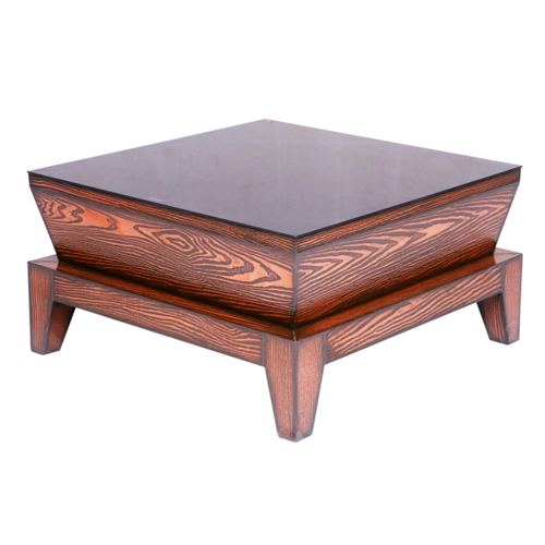 Theo Coffee Table With Glass On Top from POJ Furniture