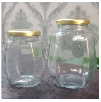 Octogonal jars for honey filling from DP groups