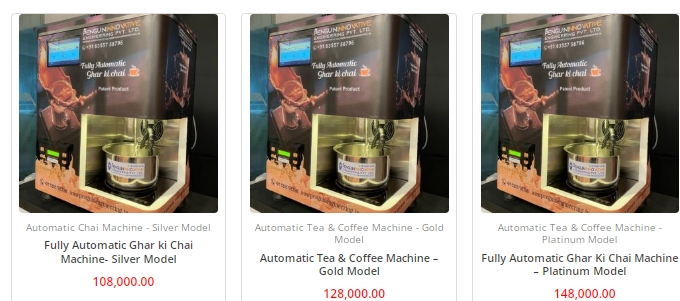 Automatic tea and coffee machine from Penguine Engineering