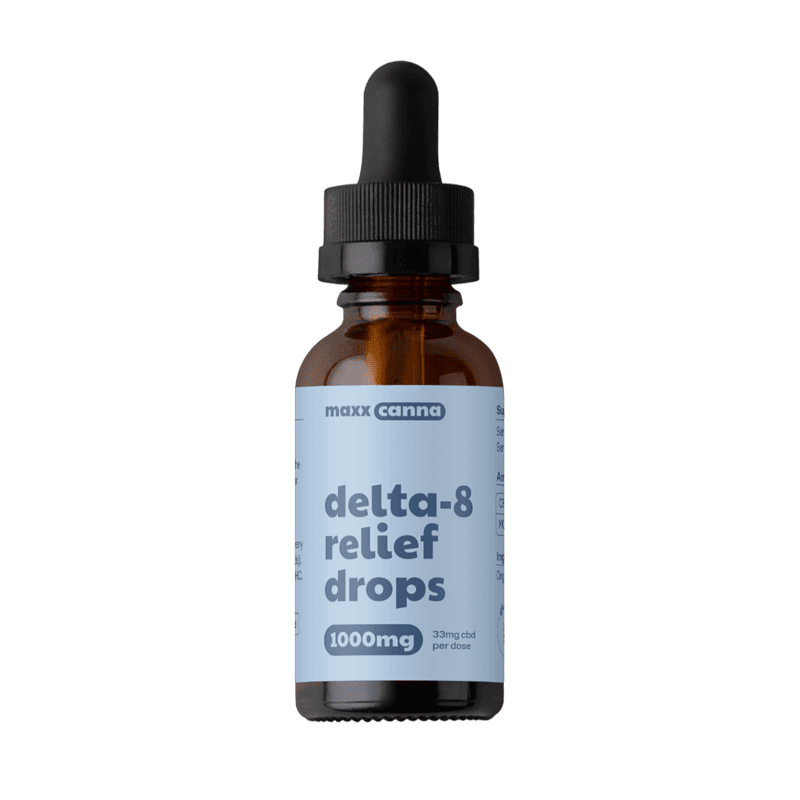 Delta-8 THC Relief Drops from MaxxCanna