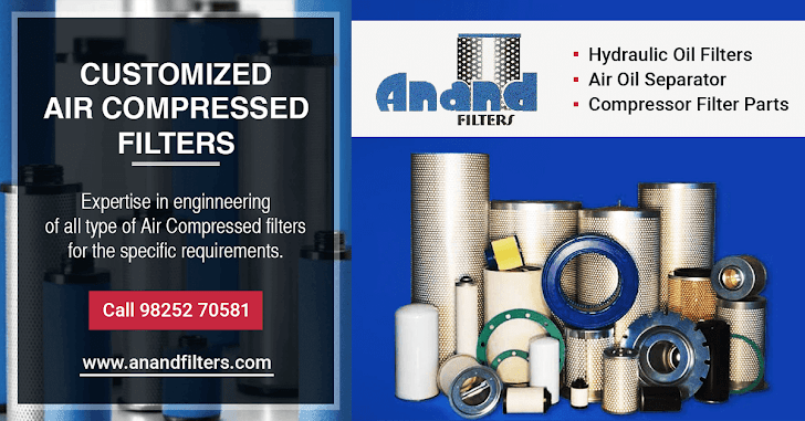 INDUSTRIAL AND COMPRESSOR FILTERS from ANAND FILTERS