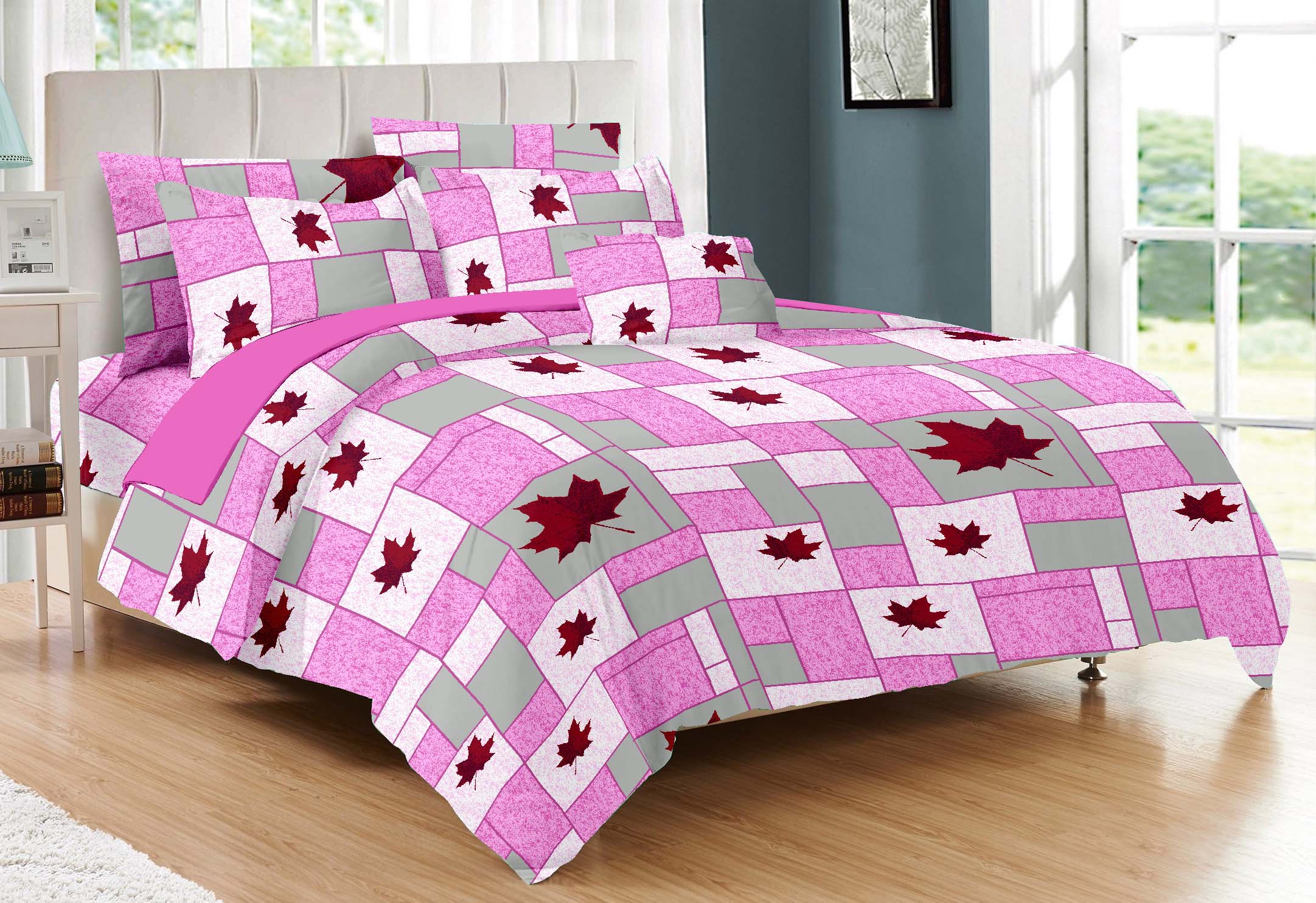 Printed Double Bed Sheet - Ecolux-4005C from Kreative Konnexion