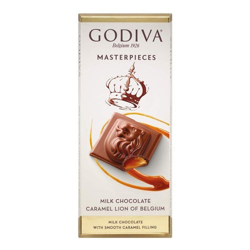 Godiva Masterpieces Milk Chocolate Caramel Lion of Belgium Chocolate - 86G from SnackZack